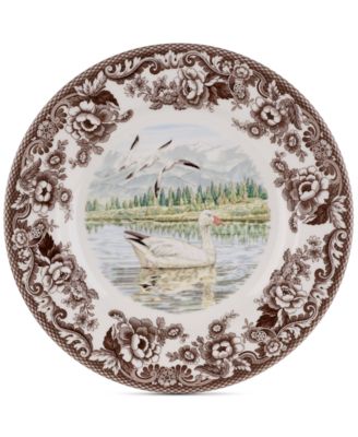 Spode - Woodland Snow Goose Dinner Plate