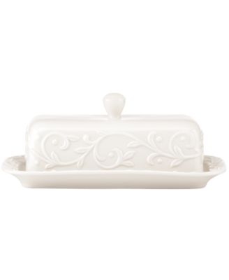 Lenox - Opal Innocence Carved Covered Butter Dish