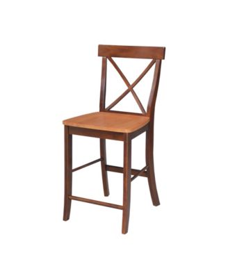 International Concepts - X-Back Counterheight Stool - 24" Seat Height