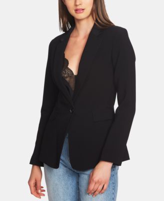 1.STATE - Classic Crepe One-Button Jacket