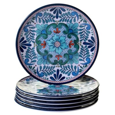 Talavera Melamine Salad Plates, Set of 6 image