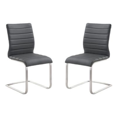 Armen Living - Fusion Side Chair (Set of 2), Quick Ship