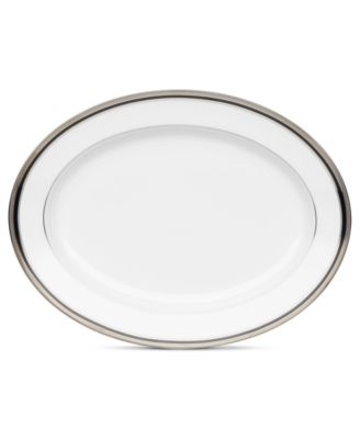 Austin Platinum Oval Platter, 14" image