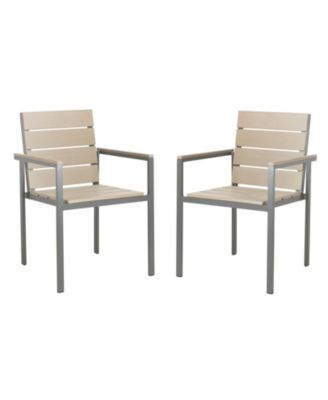 Safavieh - Beldan Stackable Chair, Quick Ship