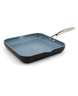 GreenPan - Paris Pro 11" Ceramic Non-Stick Square Grill Pan