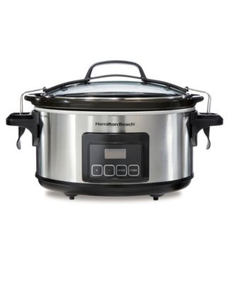 Hamilton Beach - Programmable Stay or Go 6 Qt. Slow Cooker