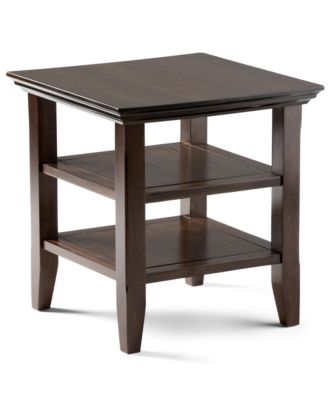 Simpli Home - Acadian End Table, Quick Ship