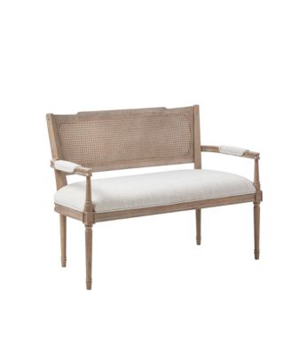 INK+IVY - Willshire Rattan Shield-Back Settee