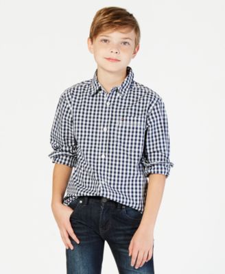 Tommy Hilfiger - Boys' Baxter Gingham Shirt