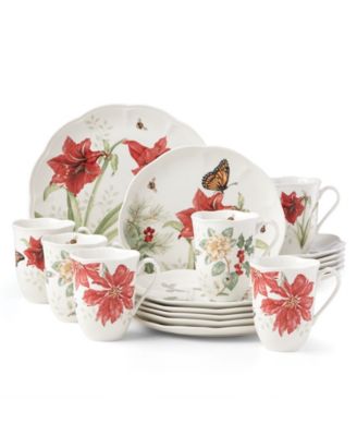 Butterfly Meadow Holiday 18 Pc. Dinnerware Set, Service for 6 image