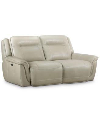 Furniture - Lenardo 2-Pc. Leather Sofa with 2 Power Recliners