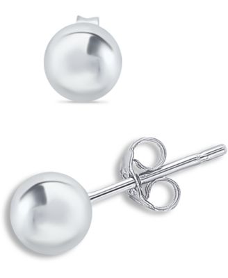 Giani Bernini - Sterling Silver Earrings, Ball Stud Earrings (10mm)