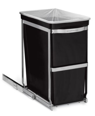 simplehuman - Under the Counter Trash Can, 30 Liter Pull Out