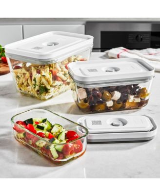 ZWILLING - Zwilling Fresh & Save Assorted 3-Pc. Glass Rectangular Vacuum Box Set