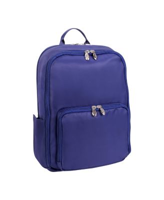 McKlein - TRANSPORT, Nano Tech-Light Nylon, 15" Dual-Compartment, Laptop & Tablet Backpack, Navy (19037)