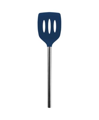 Tovolo - Silicone Slotted Turner With Stainless Steel Handle, Pancake Spatula, Scratch-Resistant Kitchen Utensil