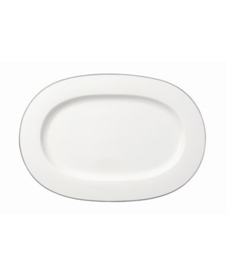 Anmut Platinum Oval Platter Large image