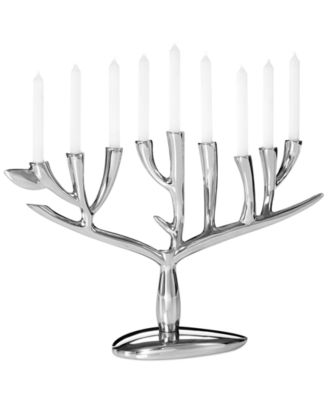 Nambe Judaica Tree of Life 13.5" Menorah image