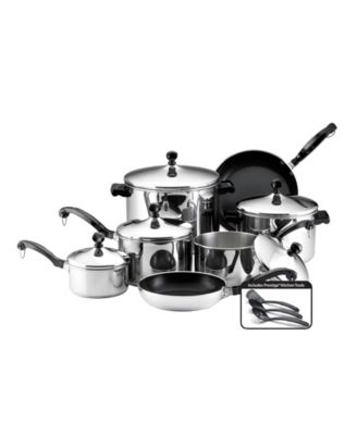Farberware - Classic Stainless Steel 15-Pc. Cookware Set