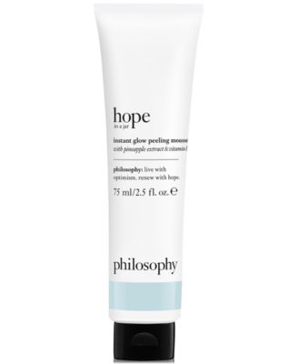 hope in a jar instant glow peeling mousse with pineapple extract & vitamin b5, 2.5-oz. image