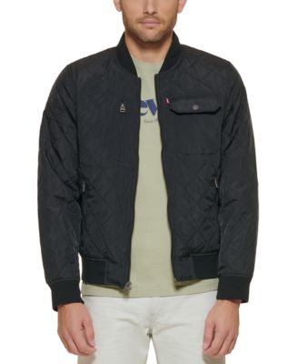 Levi's - Men's Regular-Fit Diamond-Quilted Bomber Jacket