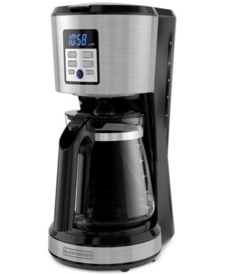 Black & Decker - 12-Cup Programmable Coffeemaker with VORTEX Technology
