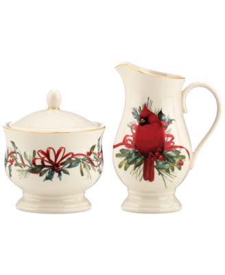 Winter Greetings Sugar & Creamer Set image