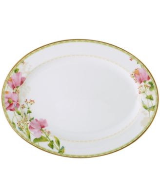 Poppy Place Oval Platter, 14" image