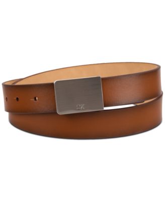 Calvin Klein - Men's Logo Plaque Belt