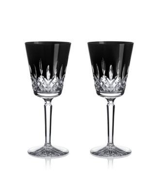 Lismore Black Medium Goblet 11.5 oz, Set of 2 image