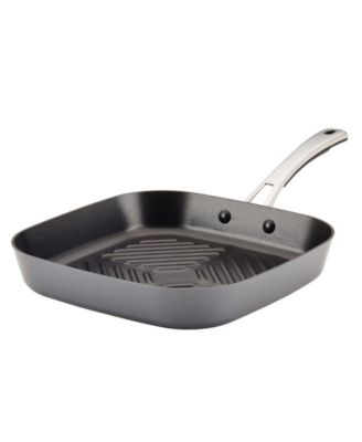 Rachael Ray - Cook + Create Hard-Anodized Nonstick 11" Nonstick Grill Pan