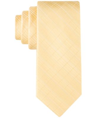 Calvin Klein - Men's Etched Windowpane Tie