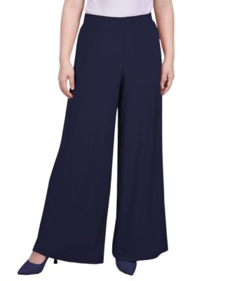 NY Collection - Petite Wide-Leg Palazzo, In Petite & Petite Short