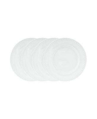 Everyday Whiteware Beaded Salad Plate 4 Piece Set image