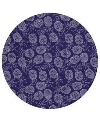Kendall Kitchen Washable KE6 8' x 8' Round Area Rug image
