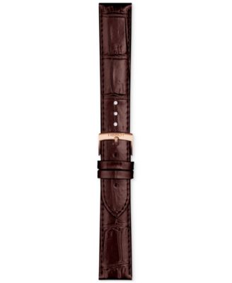 Tissot - Official Interchangeable Brown Leather Watch Strap