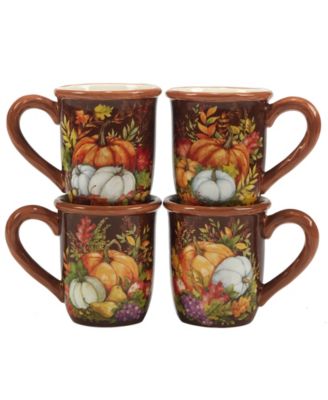 Harvest Blessings Set of 4 Mugs, Service for 4 image
