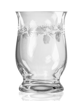 Icy Pine Hurricane Candle Shade image