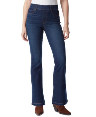 Gloria Vanderbilt - Women's Shape Effect Pull-On Straight-Leg Jeans, Pull-On Flared-Leg Jeans &  Pull-On Slim Trousers, Regular, Short and Long Length