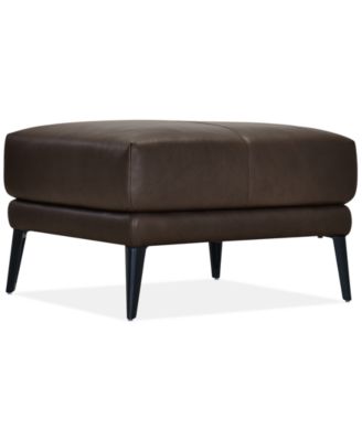 Keery 32" Leather Ottoman, Created for Macy's image