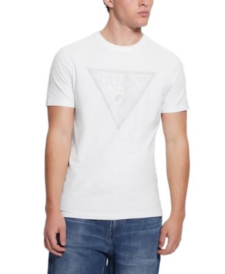 GUESS - Men's Tonal-Logo Solid-Color Crewneck T-Shirt