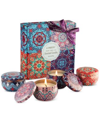 Lovery - 4-Pc. Travel Candle Gift Set