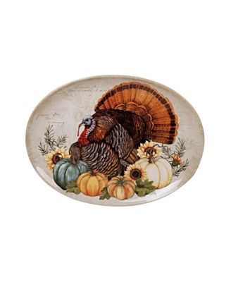 Certified International - Autumn Fields Oval Turkey Platter