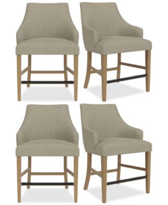 Furniture - Nelin 4pc Counter Height Chair Set