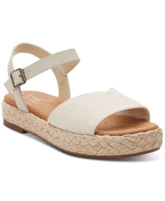 TOMS - Women's Abby Braided Espadrille Flatform Sandals