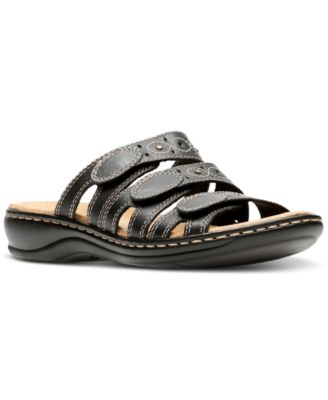 Clarks - Leisa Cacti Q Triple Strap Slide Sandals