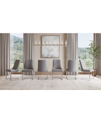 Tivie 6 Pc Dining Chair Set, Created for Macy's image