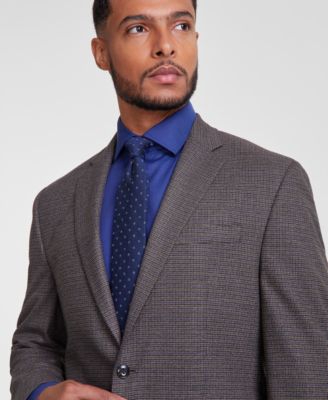 Michael Kors - Men's Classic-Fit Plaid Patterned Sport Coat
