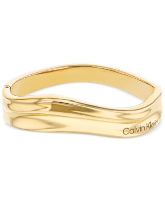 Calvin Klein - Stainless Steel Logo Structural Bangle Bracelet