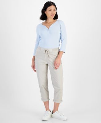 Style & Co - Pull On Cuffed Utility Pants